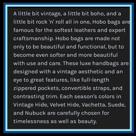 HOBO The Original Large Classic Black Leather Soulder Tote - Picture 9 of 10